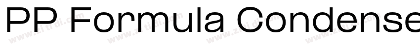 PP Formula Condense字体转换